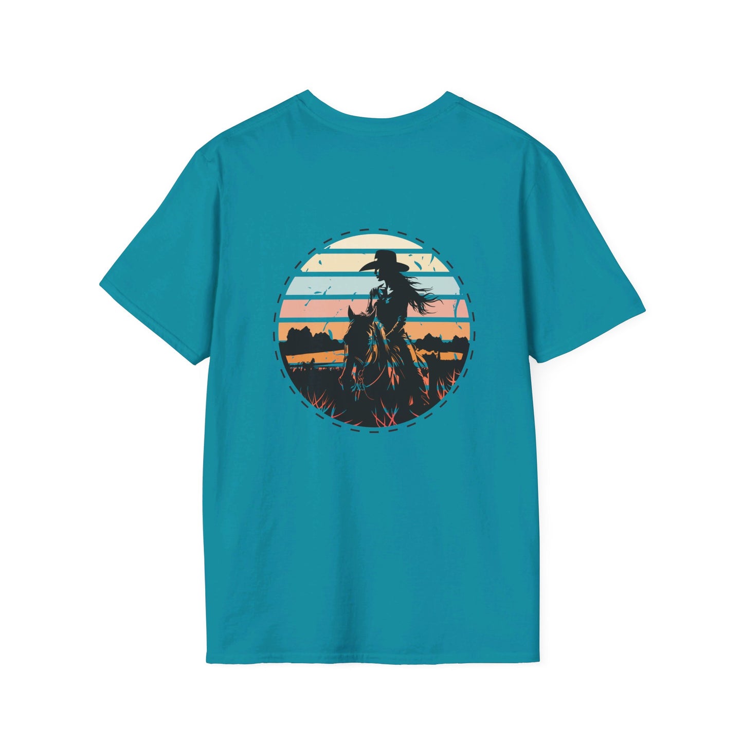 Cowgirl in the nature Unisex Softstyle T-Shirt