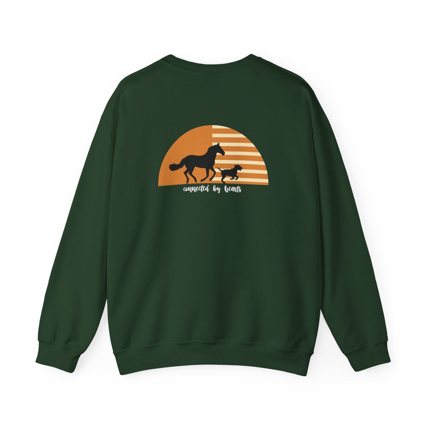 Connected by heart Unisex Heavy Blend™ Crewneck Sweatshirt
