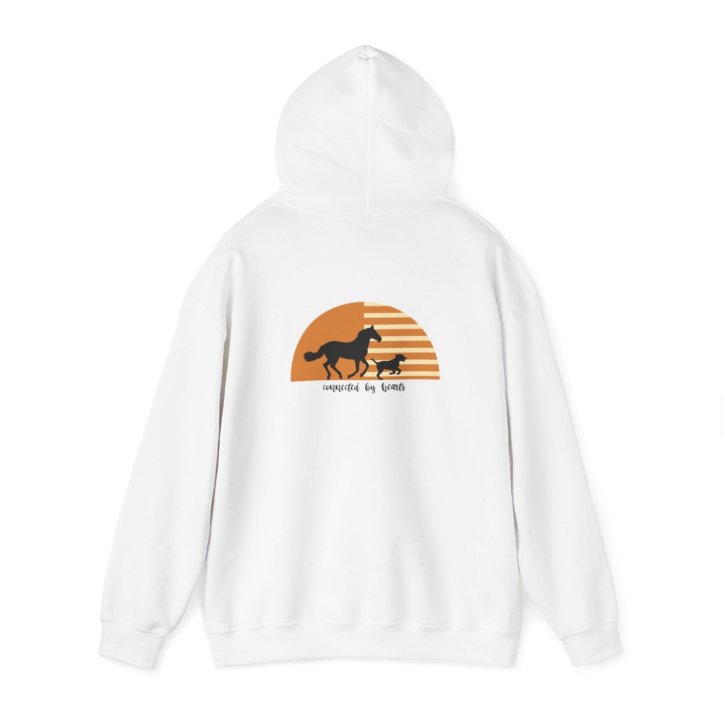 Connected by heart Unisex Heavy Blend™ Hooded Sweatshirt