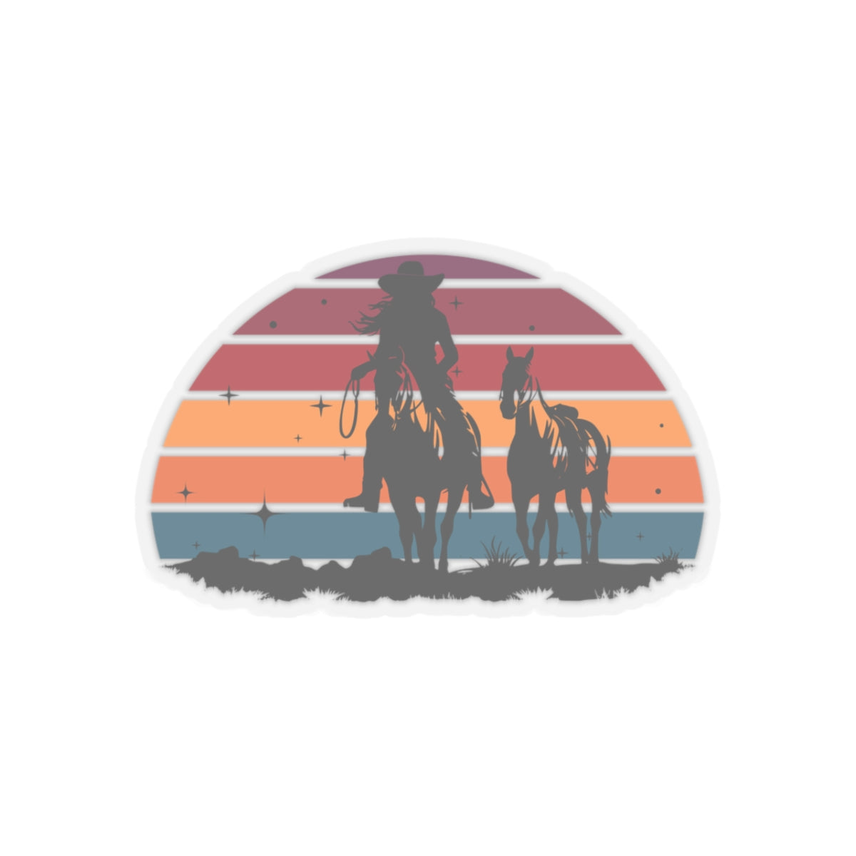 Dreamy nights Kiss-Cut Stickers