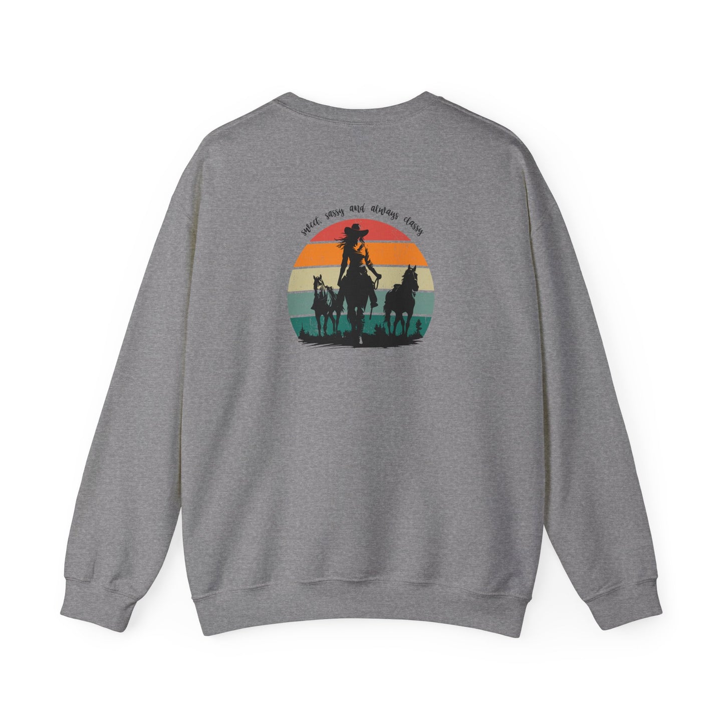 Sweet, sassy and always classy Unisex Heavy Blend™ Crewneck Sweatshirt