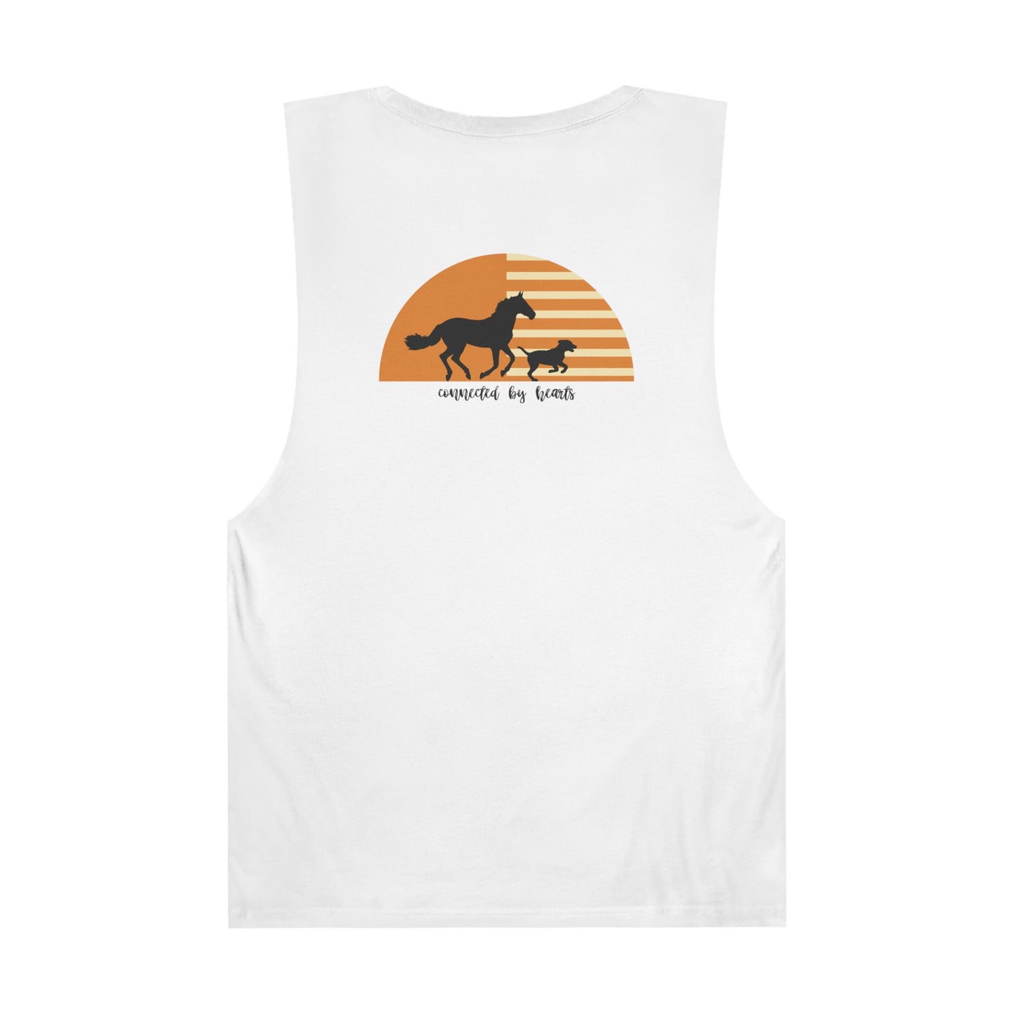 Connected by heart Unisex Barnard Tank