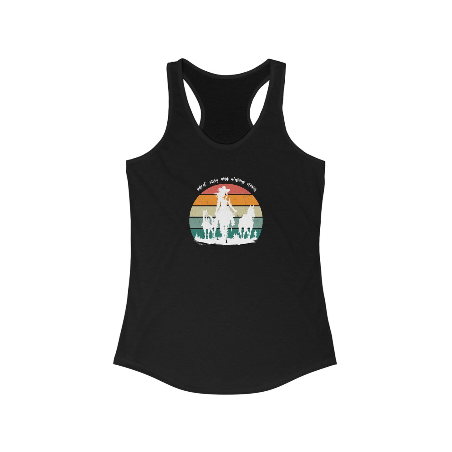 Sweet, sassy and always classy Women's Ideal Racerback Tank