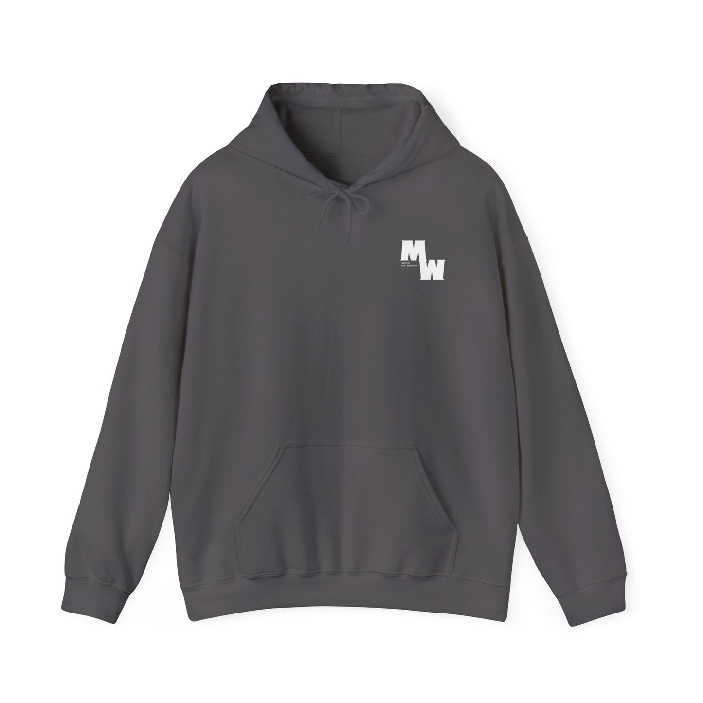 Cow skull western print Unisex Heavy Blend™ Hooded Sweatshirt