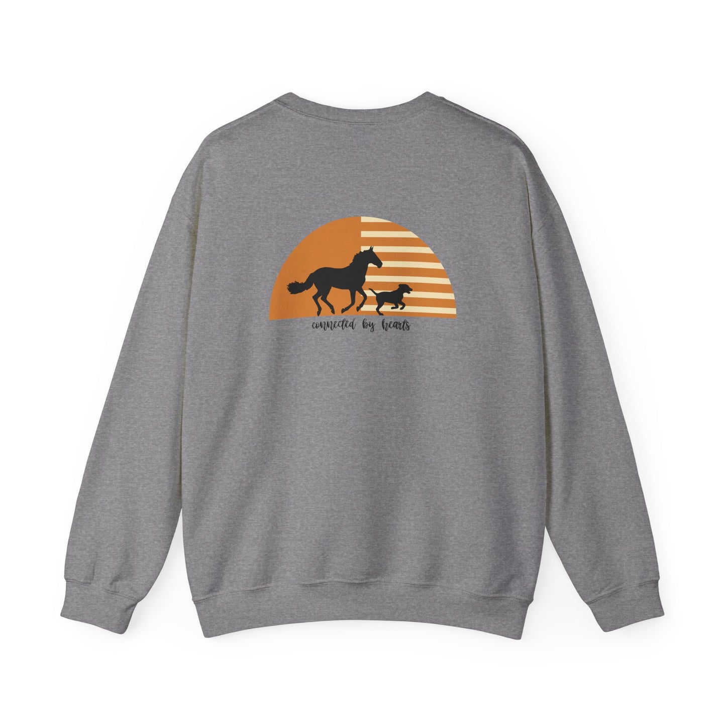 Connected by heart Unisex Heavy Blend™ Crewneck Sweatshirt