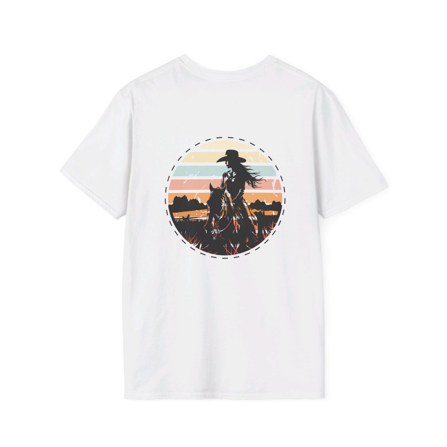 Cowgirl in the nature Unisex Softstyle T-Shirt