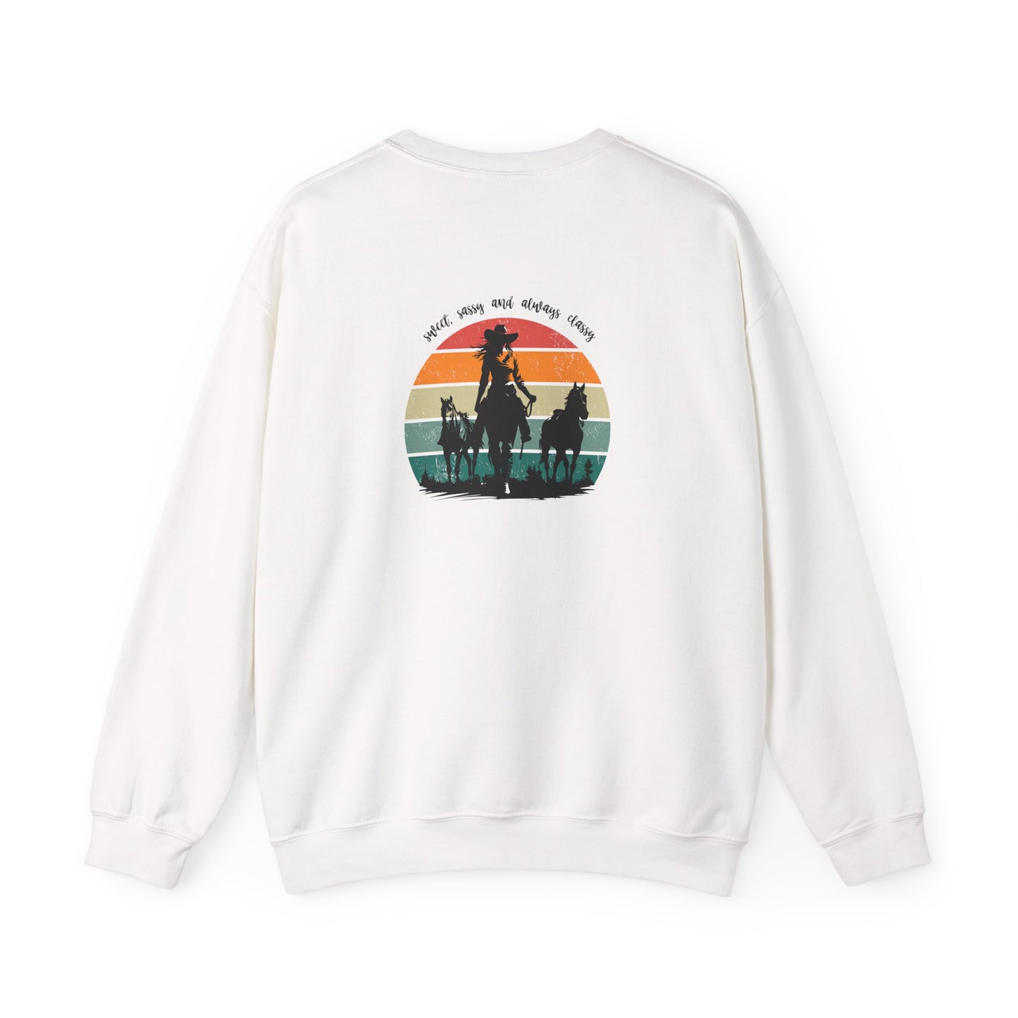 Sweet, sassy and always classy Unisex Heavy Blend™ Crewneck Sweatshirt