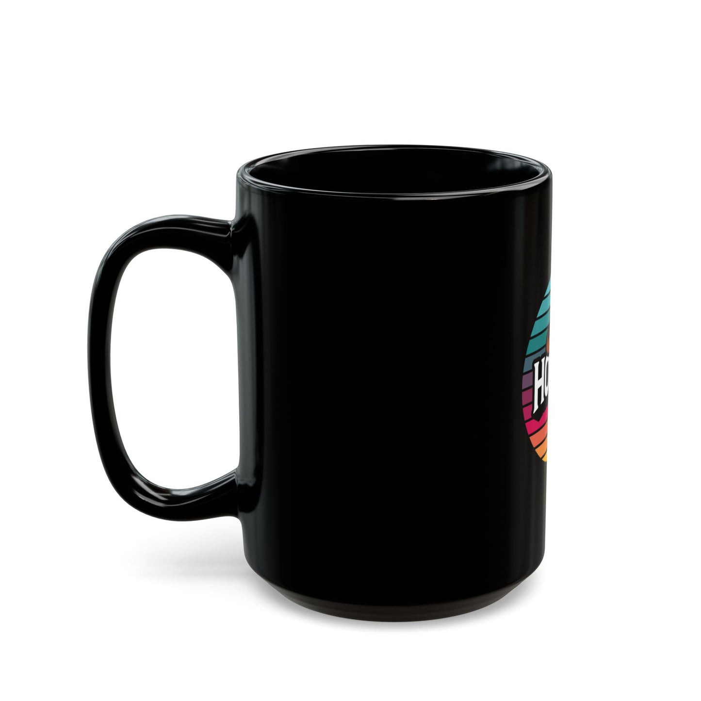 Howdy bitch colourful Black Mug (11oz, 15oz)