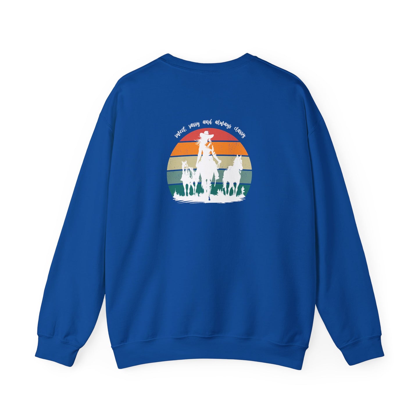Sweet, sassy and always classy Unisex Heavy Blend™ Crewneck Sweatshirt