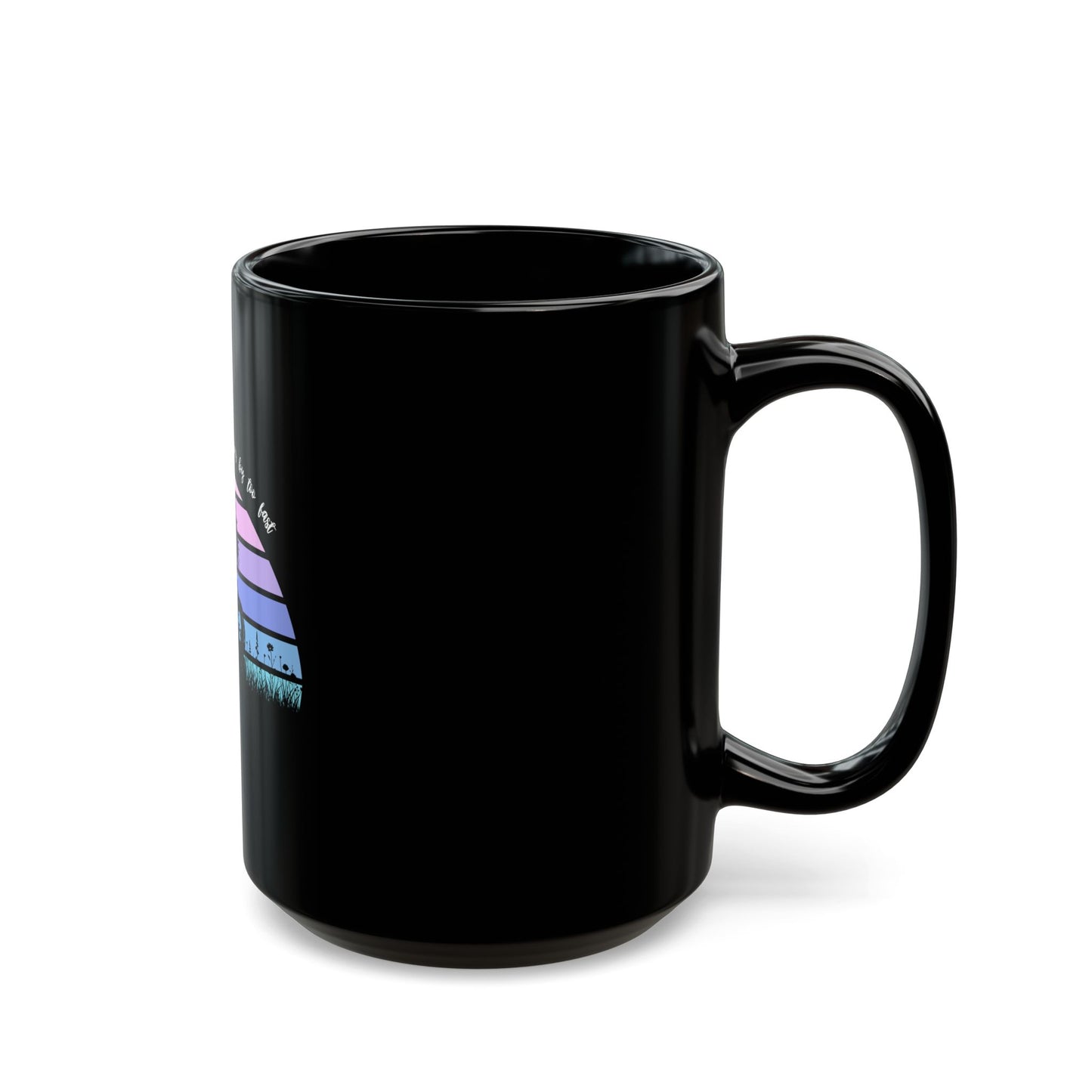 Enjoy the ride, life goes by too fast Black Mug (11oz, 15oz)