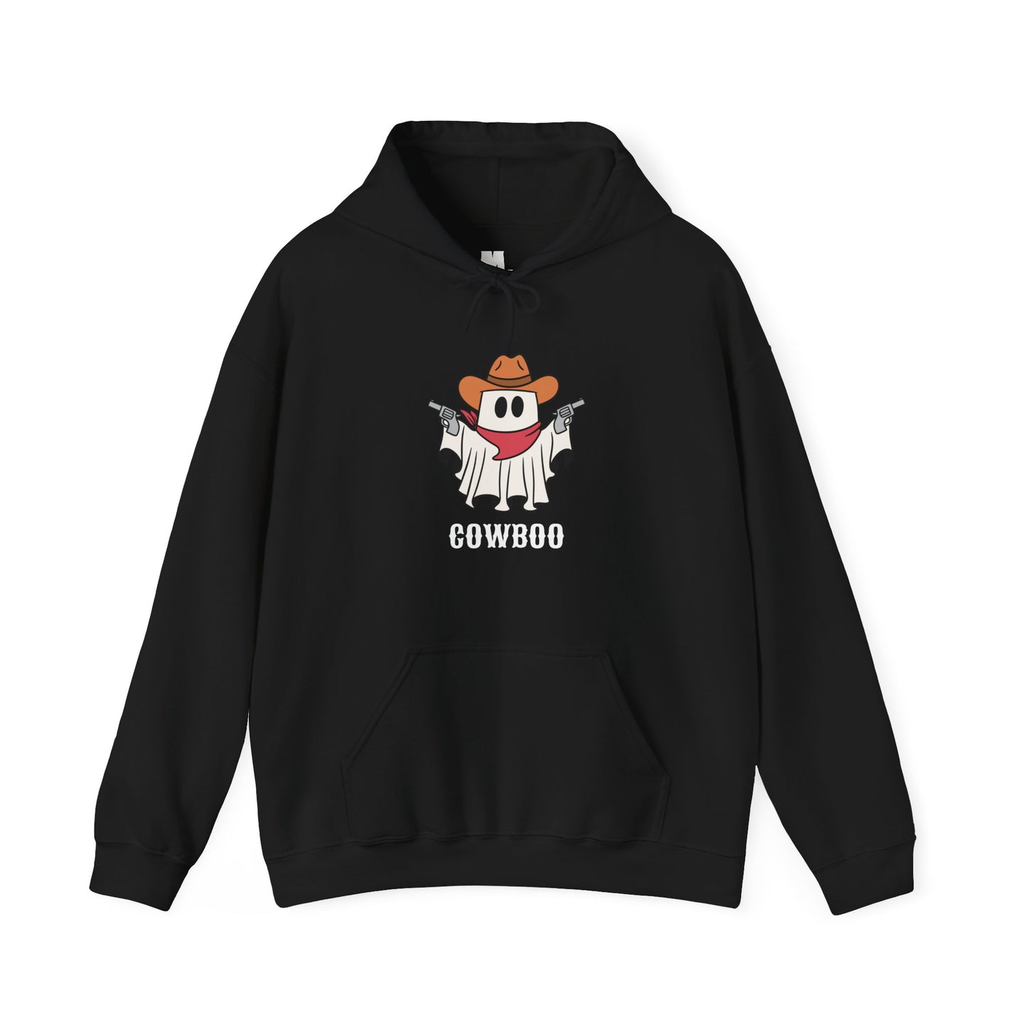 Cowboy Halloween ghost Unisex Heavy Blend™ Hooded Sweatshirt
