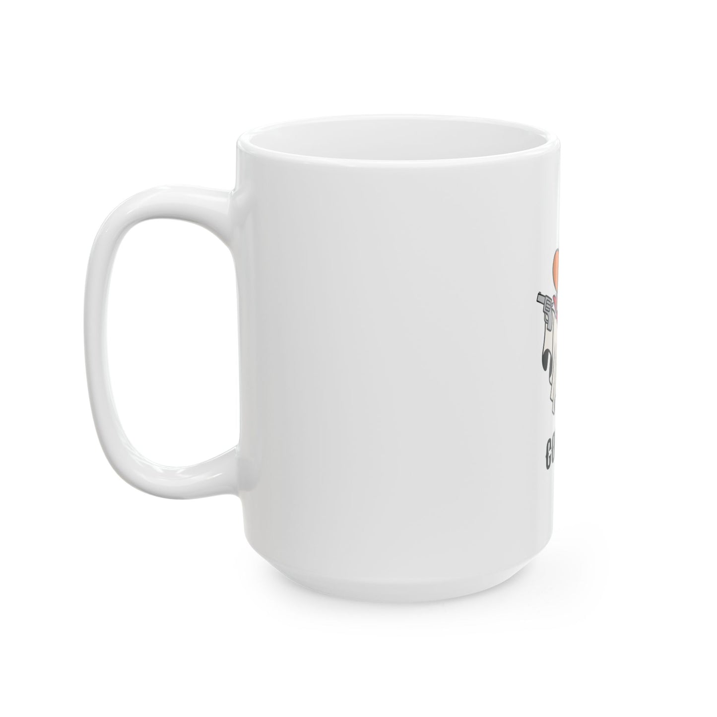 Cowboy Halloween ghost Mug, (11oz, 15oz)