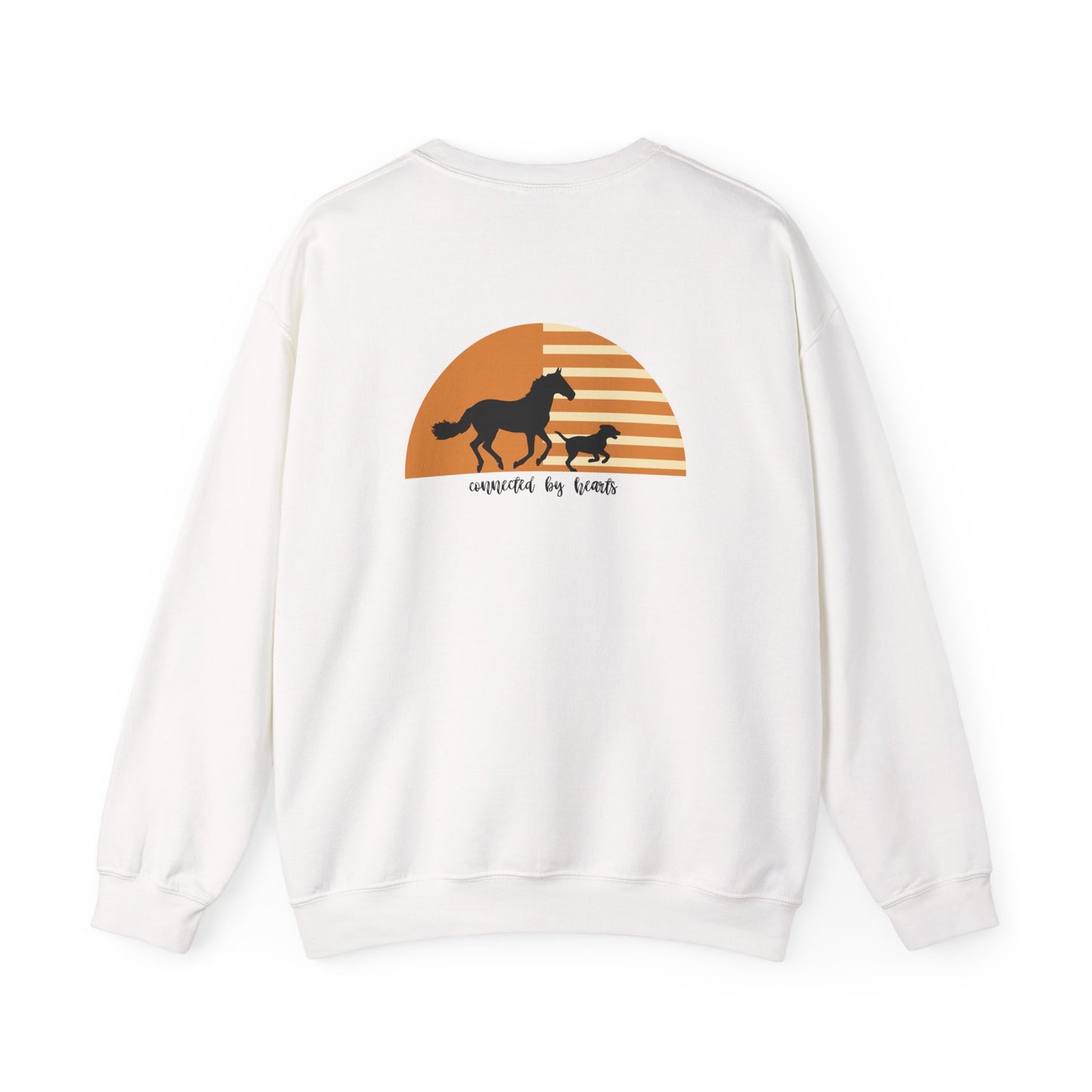 Connected by heart Unisex Heavy Blend™ Crewneck Sweatshirt