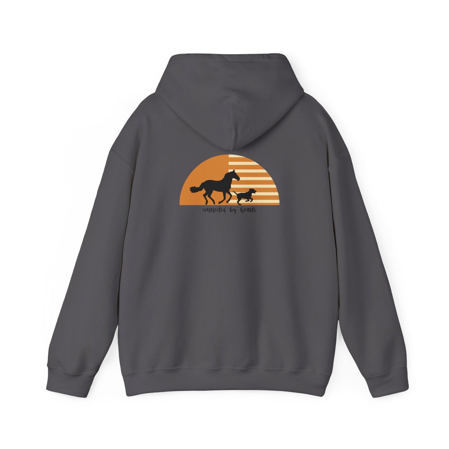 Connected by heart Unisex Heavy Blend™ Hooded Sweatshirt
