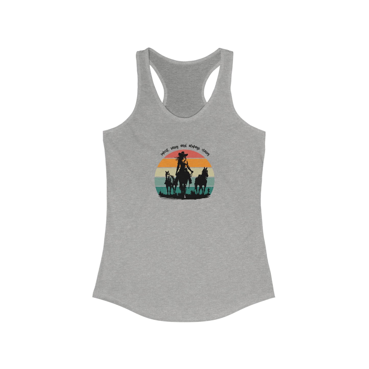Sweet, sassy and always classy Women's Ideal Racerback Tank