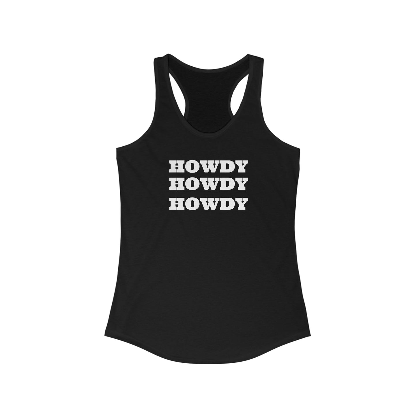 Howdy Women's Ideal Racerback Tank