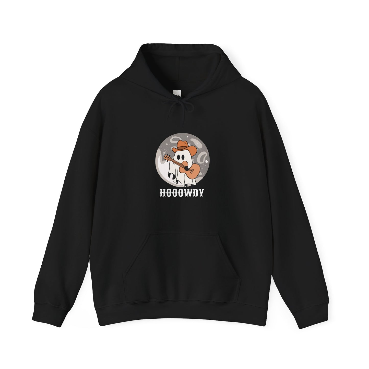 Howdy Halloween ghost Unisex Heavy Blend™ Hooded Sweatshirt