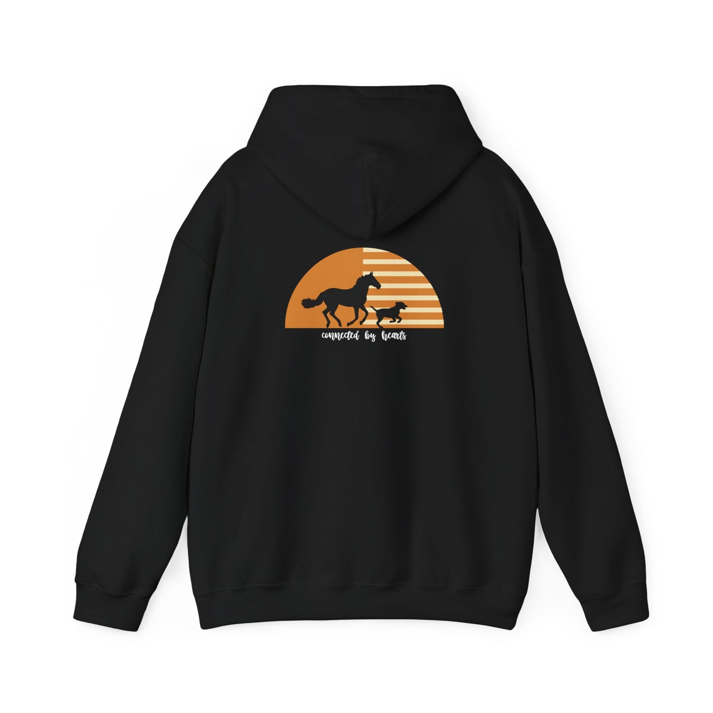 Connected by heart Unisex Heavy Blend™ Hooded Sweatshirt