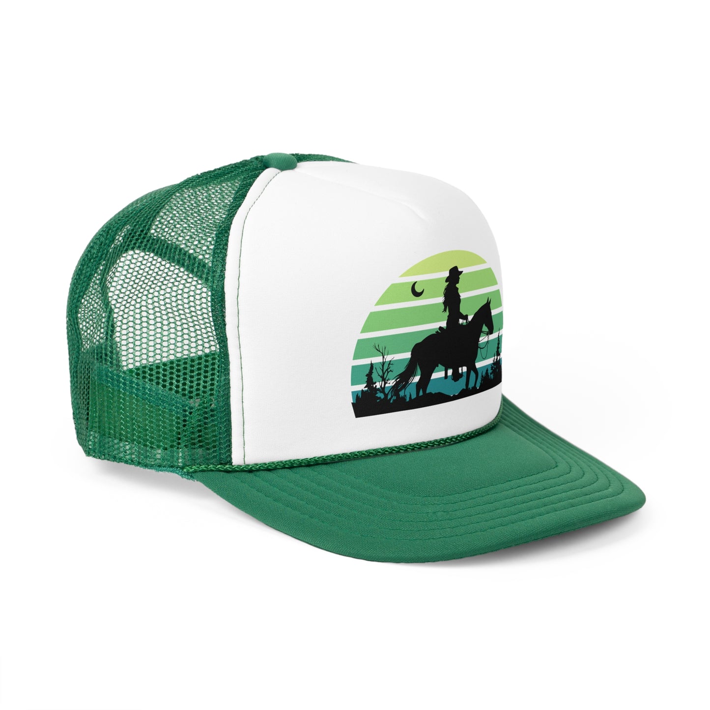 Cowgirl in the night Trucker Caps