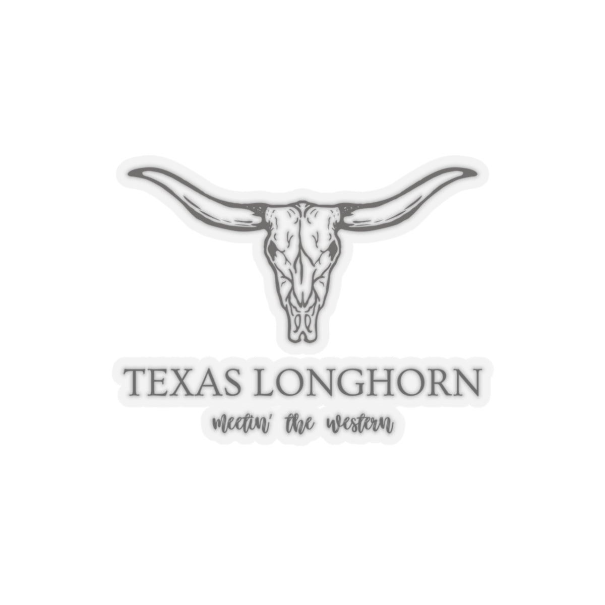 Texas longhorn Kiss-Cut Stickers