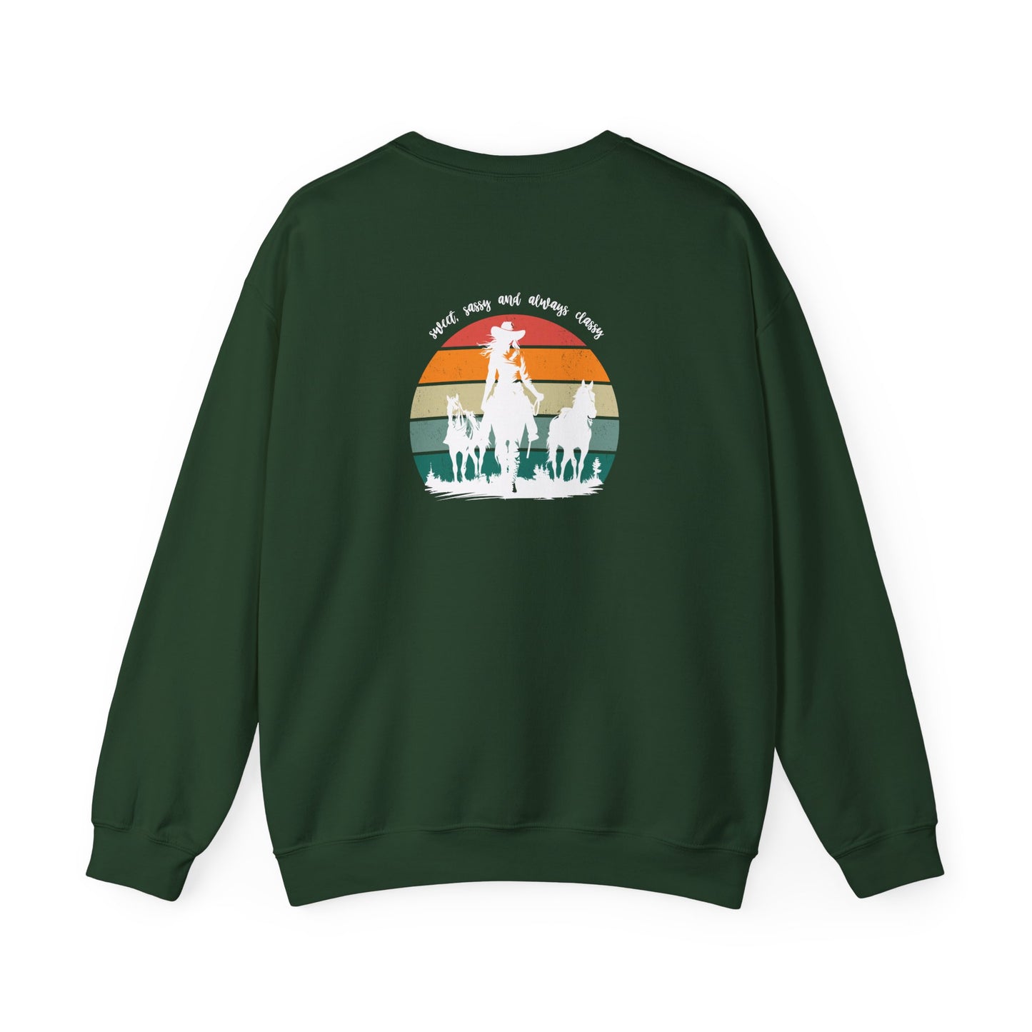 Sweet, sassy and always classy Unisex Heavy Blend™ Crewneck Sweatshirt