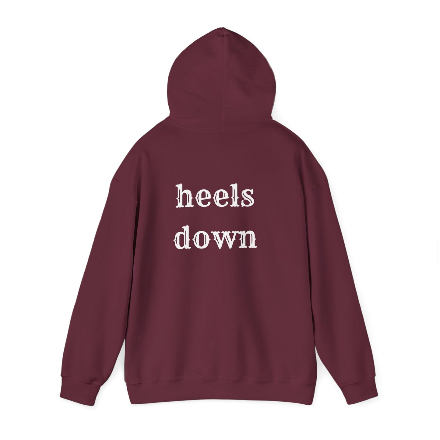 Heels down Unisex Heavy Blend™ Hooded Sweatshirt