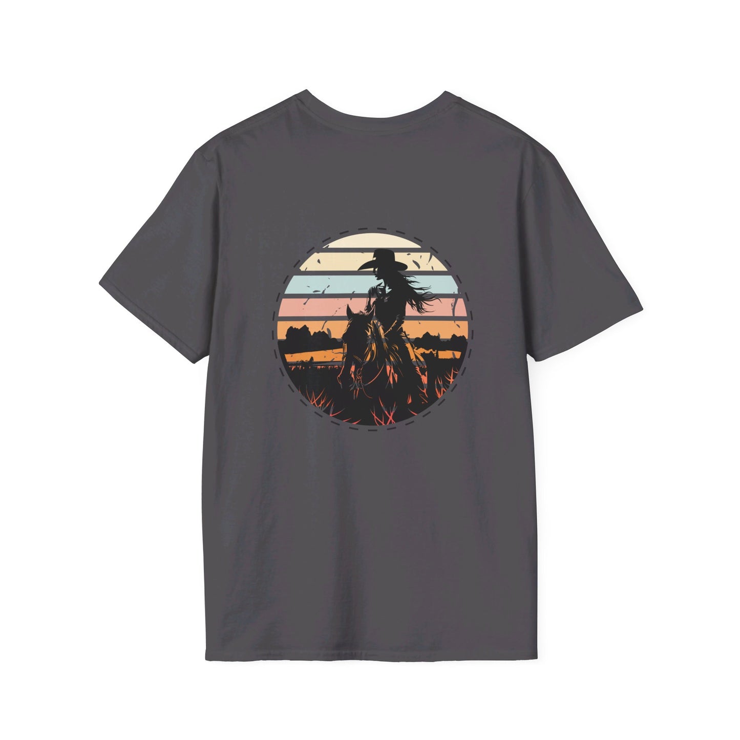 Cowgirl in the nature Unisex Softstyle T-Shirt