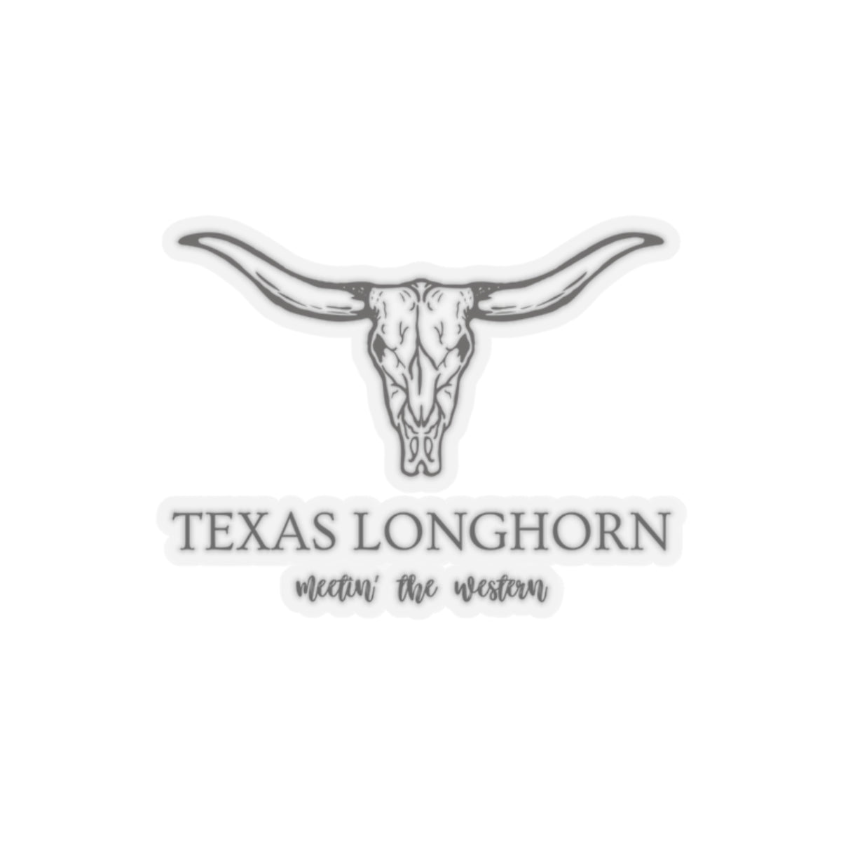 Texas longhorn Kiss-Cut Stickers