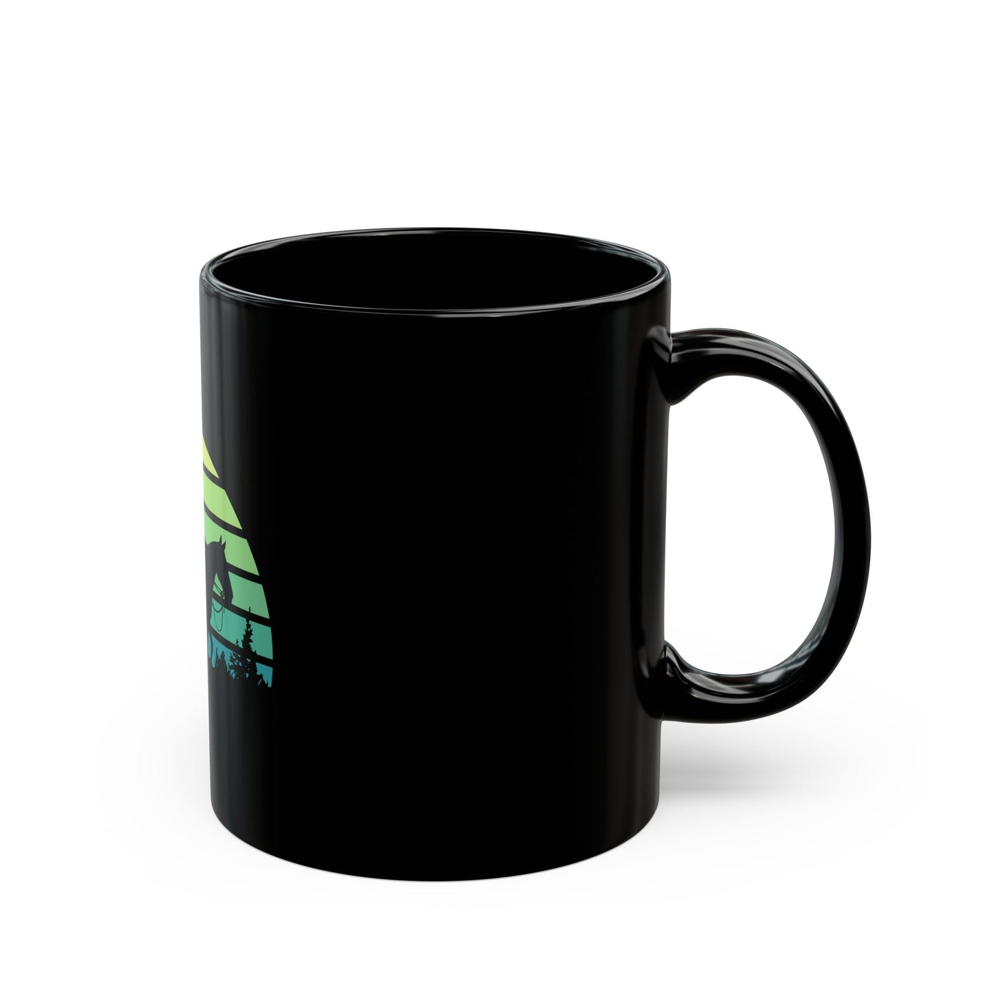 Cowgirl in the night Black Mug (11oz, 15oz)