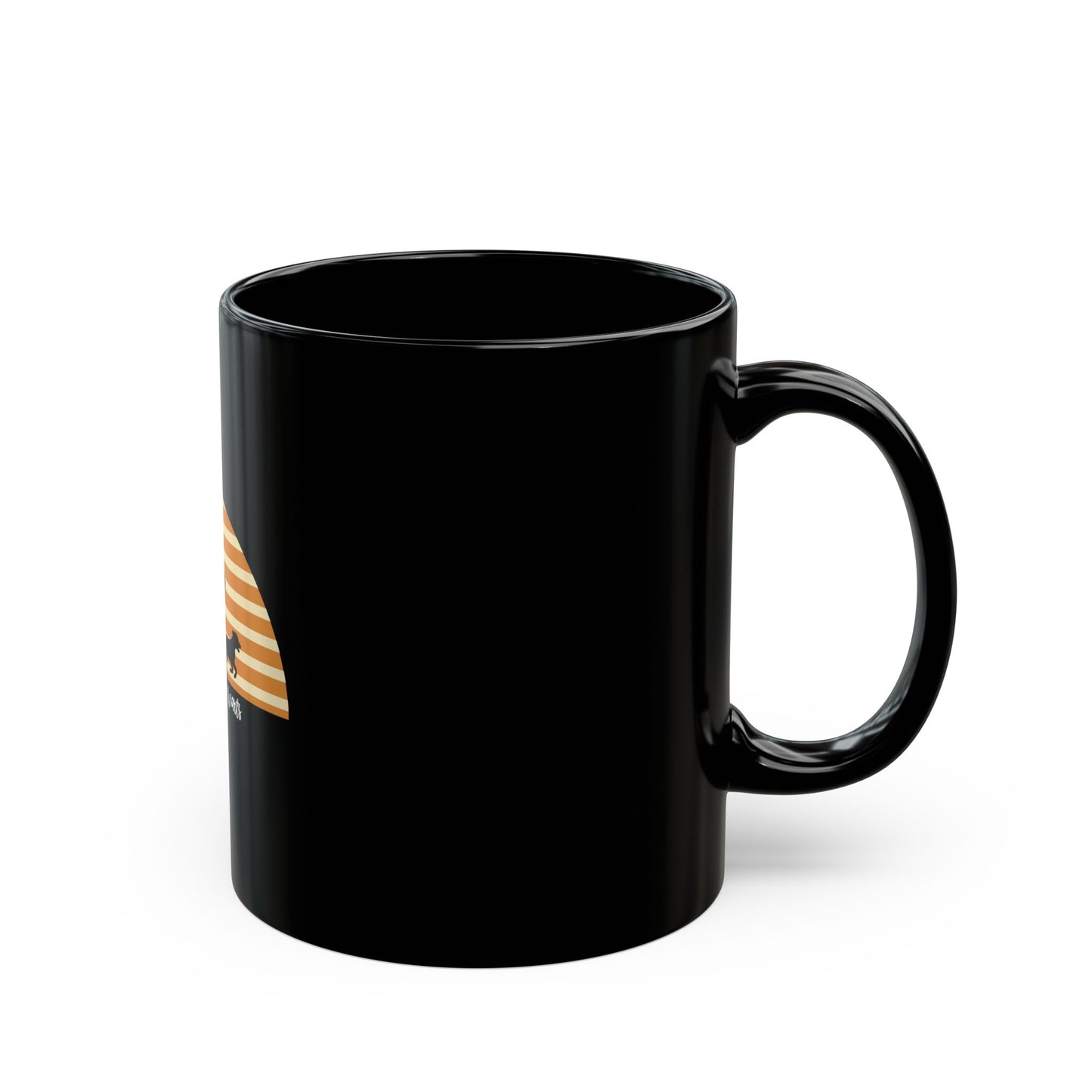 Connected by heart Black Mug (11oz, 15oz)