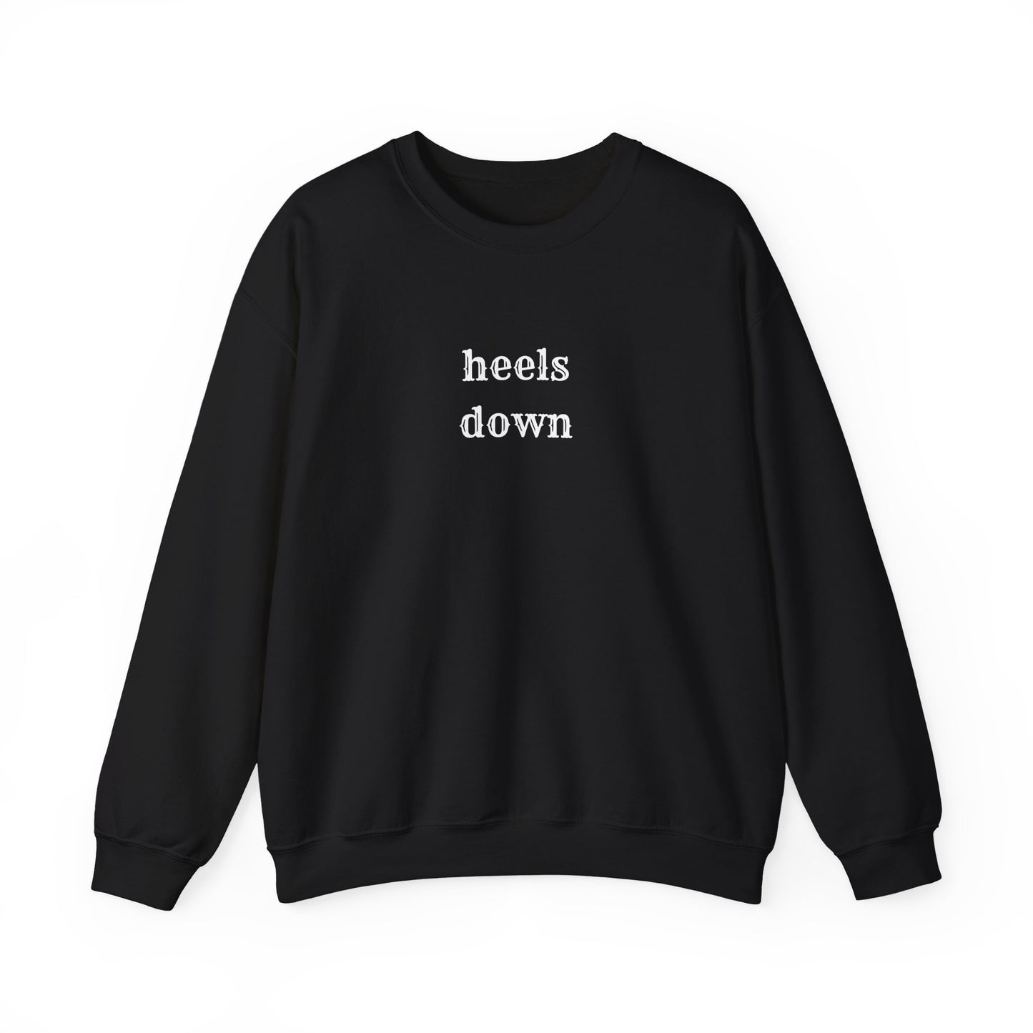Heels down Unisex Heavy Blend™ Crewneck Sweatshirt