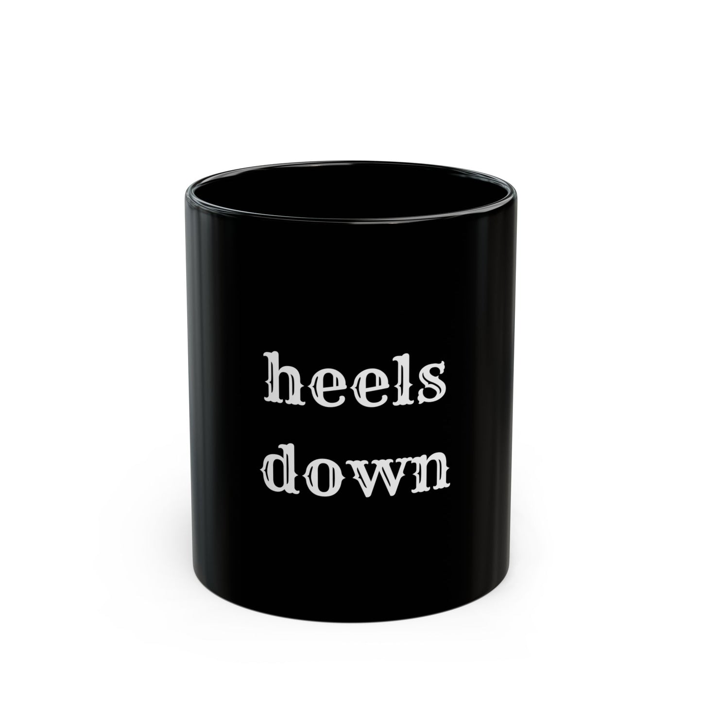 Heels down Black Mug (11oz, 15oz)