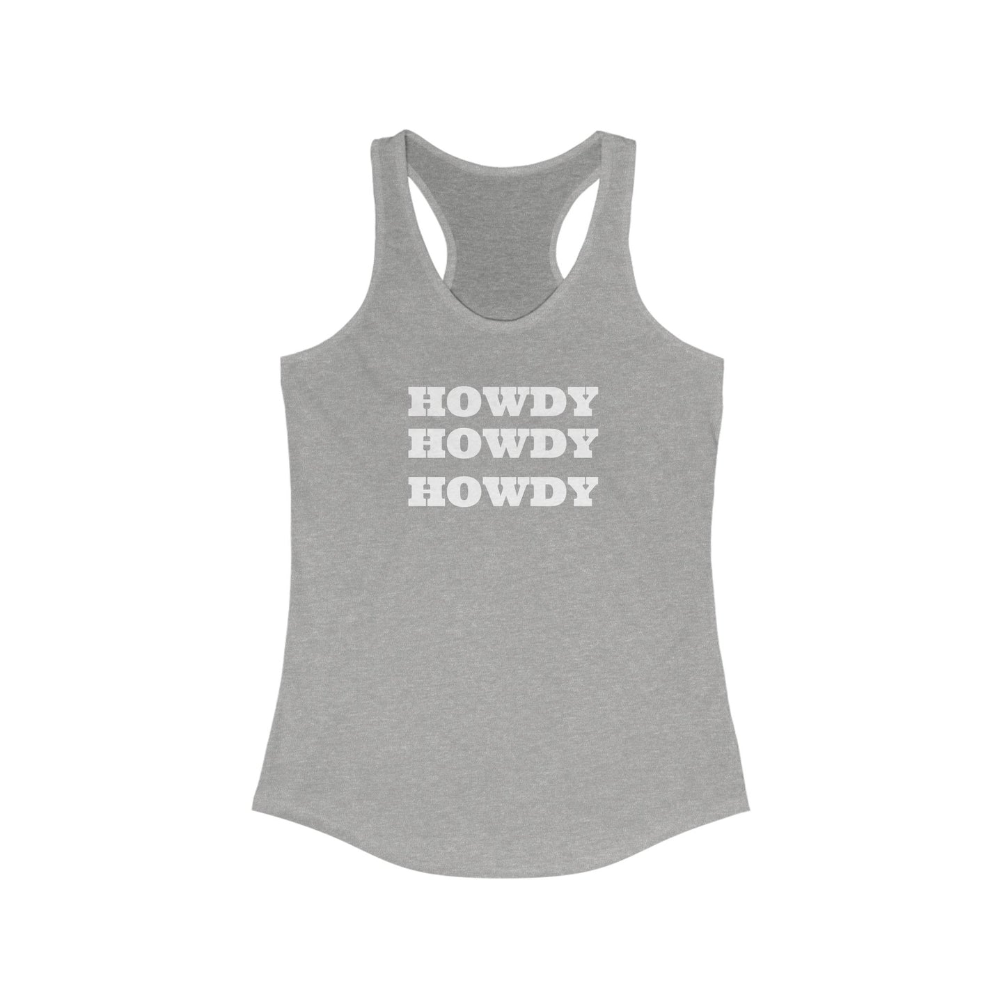Howdy Women's Ideal Racerback Tank
