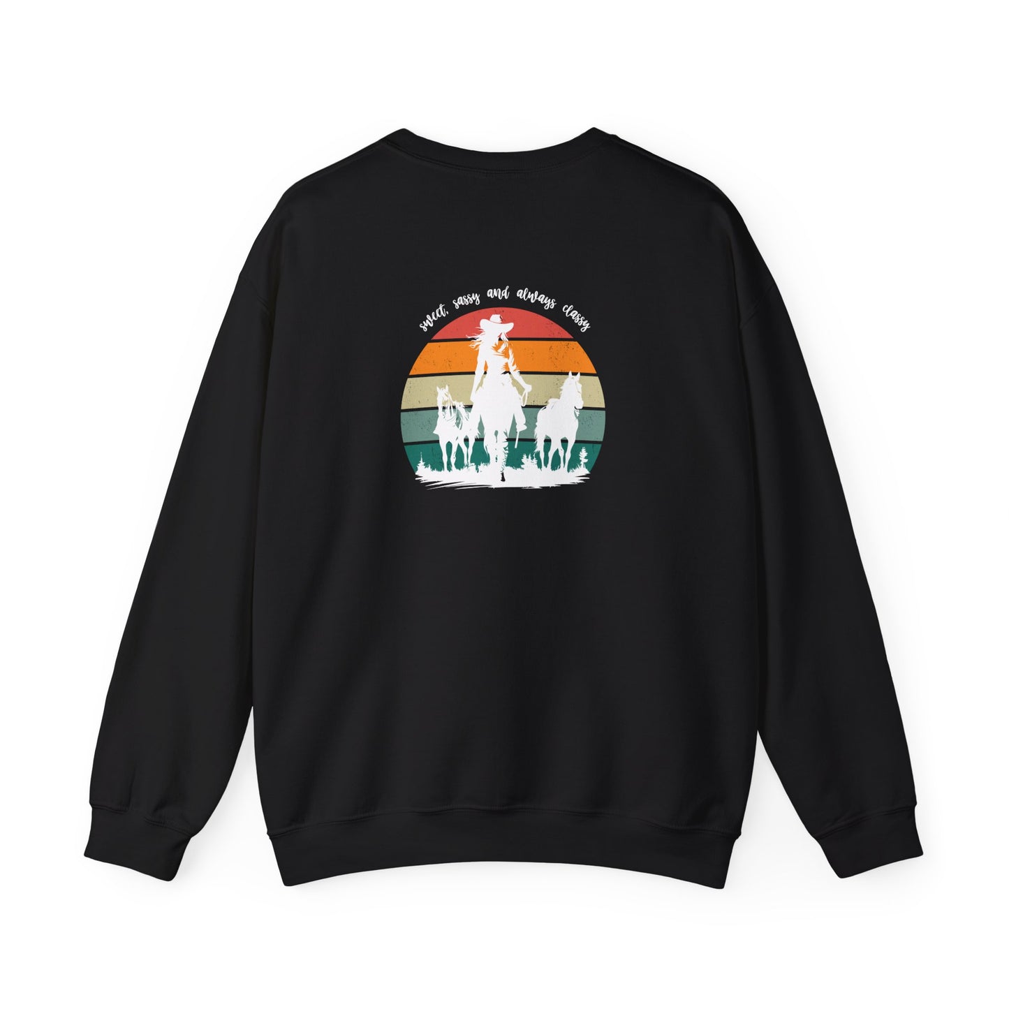 Sweet, sassy and always classy Unisex Heavy Blend™ Crewneck Sweatshirt
