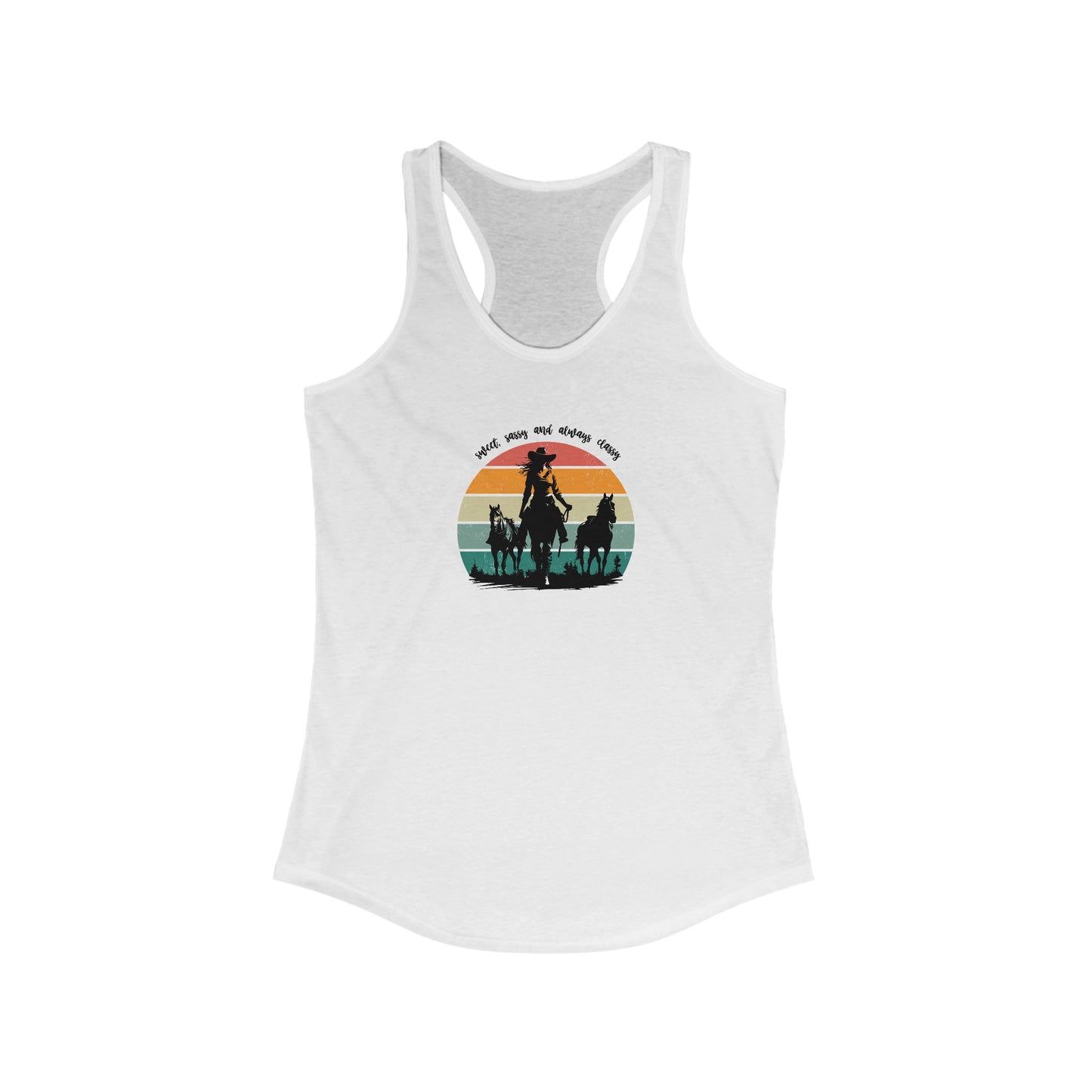 Sweet, sassy and always classy Women's Ideal Racerback Tank