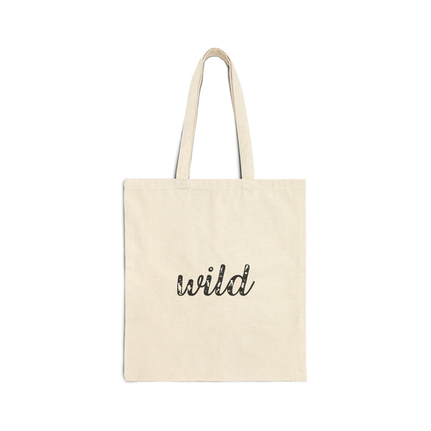 Wild Cotton Canvas Tote Bag