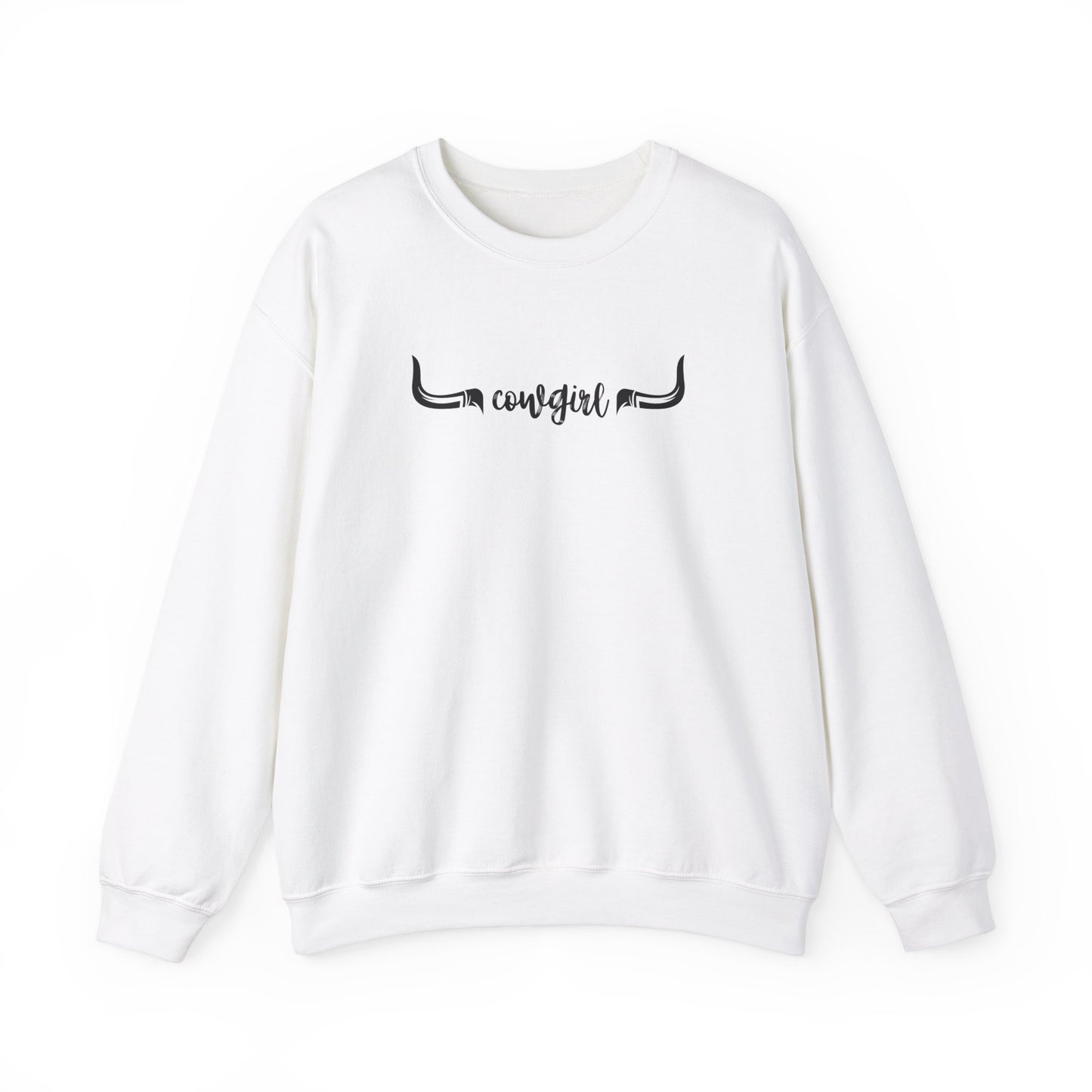 Cowgirl longhorns Unisex Heavy Blend™ Crewneck Sweatshirt