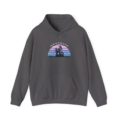 Enjoy the ride, life goes by too fast Unisex Heavy Blend™ Hooded Sweatshirt