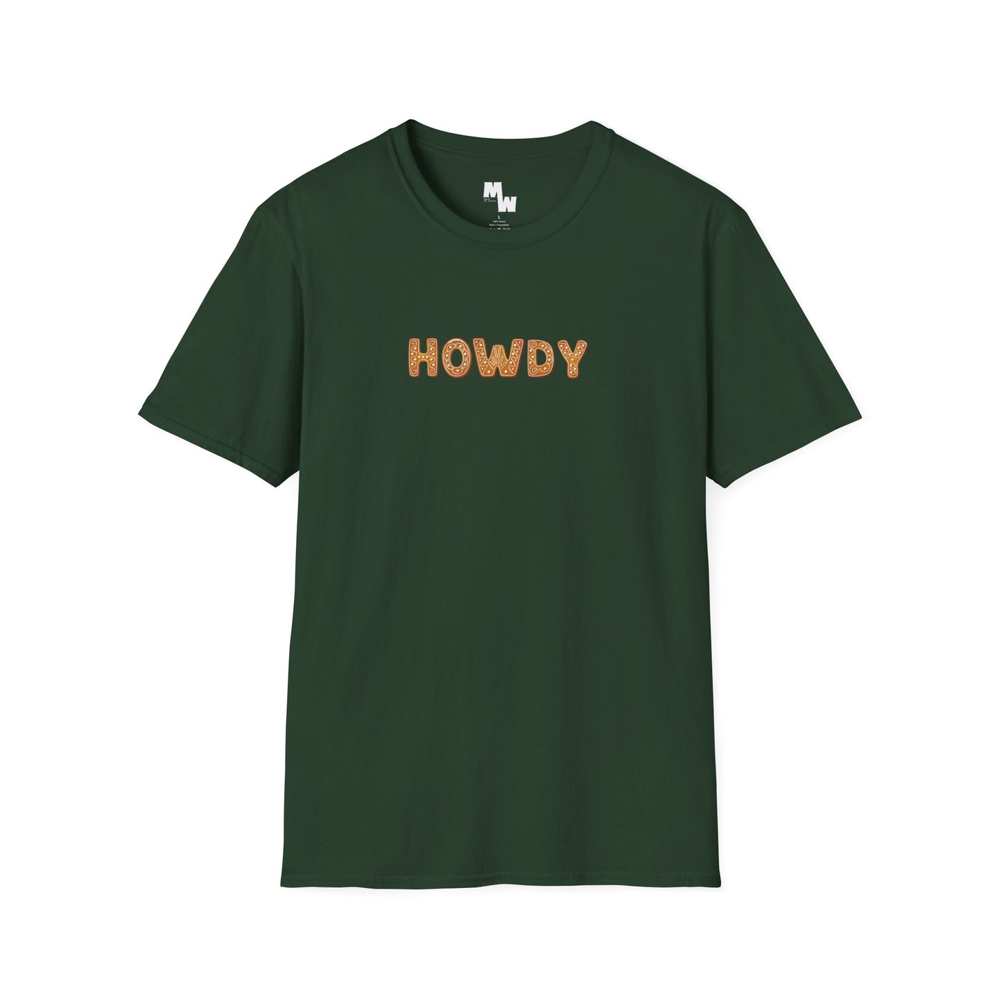 Gingerbread howdy Unisex Softstyle T-Shirt