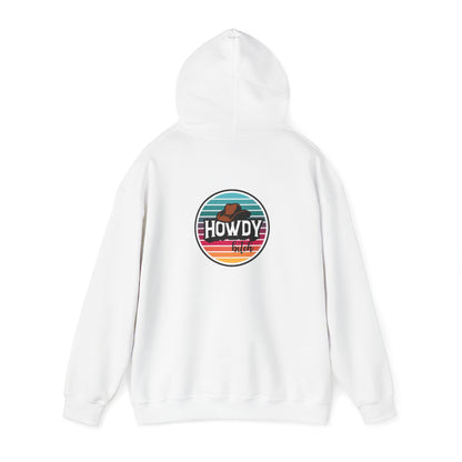 Howdy bitch colourful Unisex Heavy Blend™ Hooded Sweatshirt