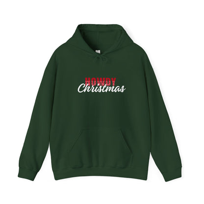 Howdy Christmas Unisex Heavy Blend™ Hooded Sweatshirt