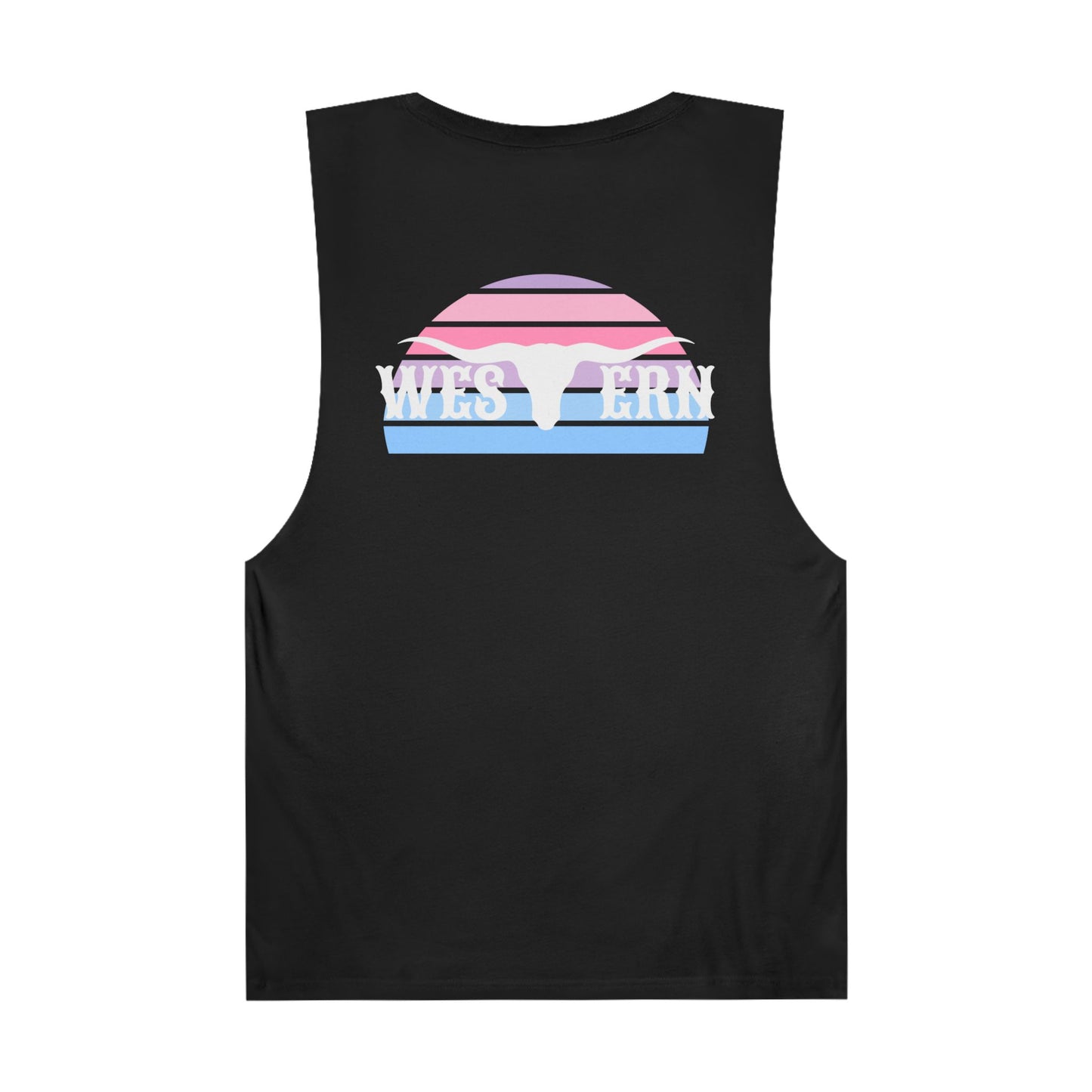 Western longhorn Unisex Barnard Tank Top