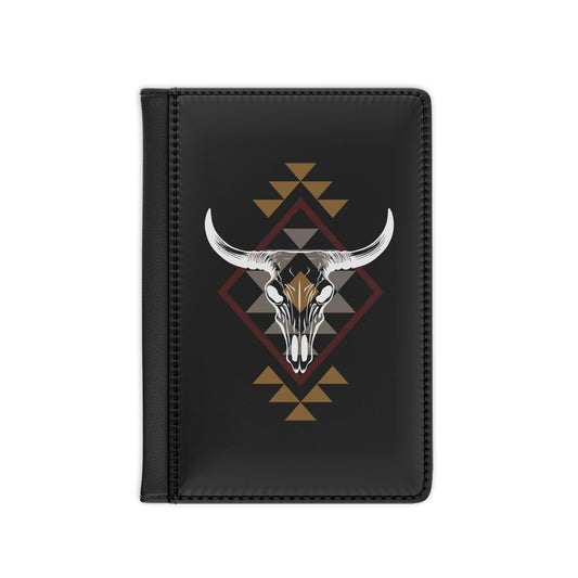 Cow skull western print Passport Cover