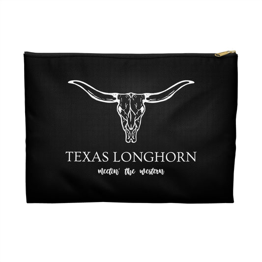 Texas longhorn Accessory Pouch