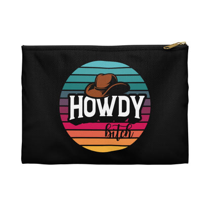 Howdy bitch colourful Accessory Pouch