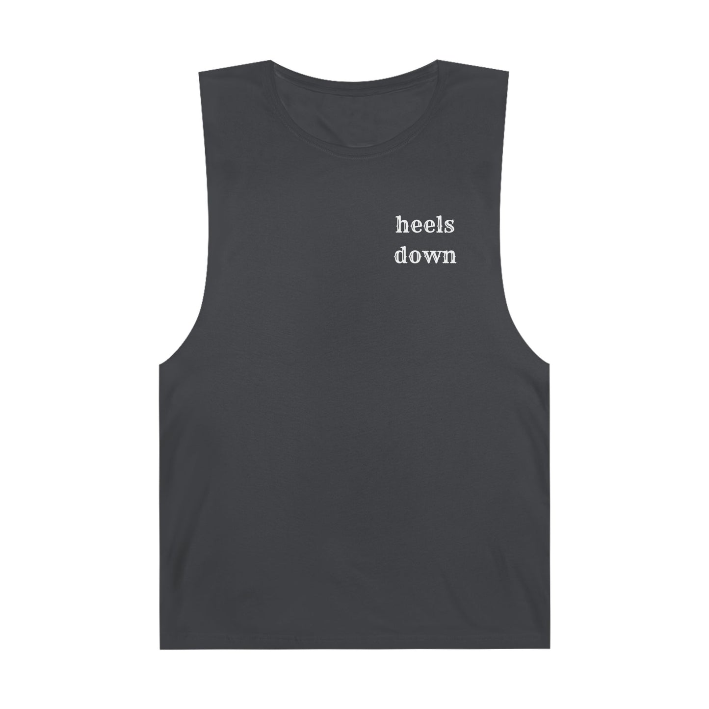 Heels down Unisex Barnard Tank