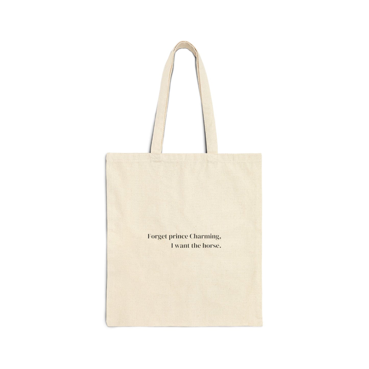 Forget prince Cotton Canvas Tote Bag