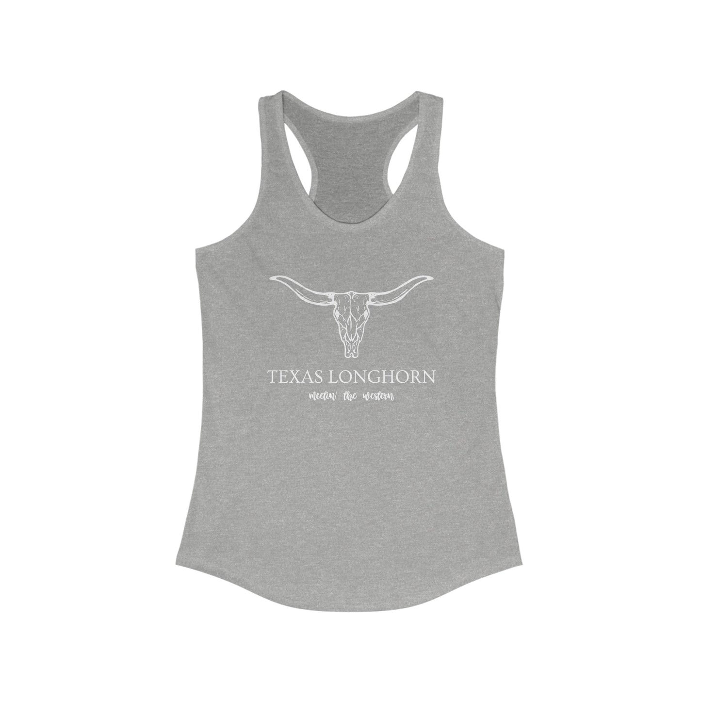 Texas longhorn Racerback Tank Top