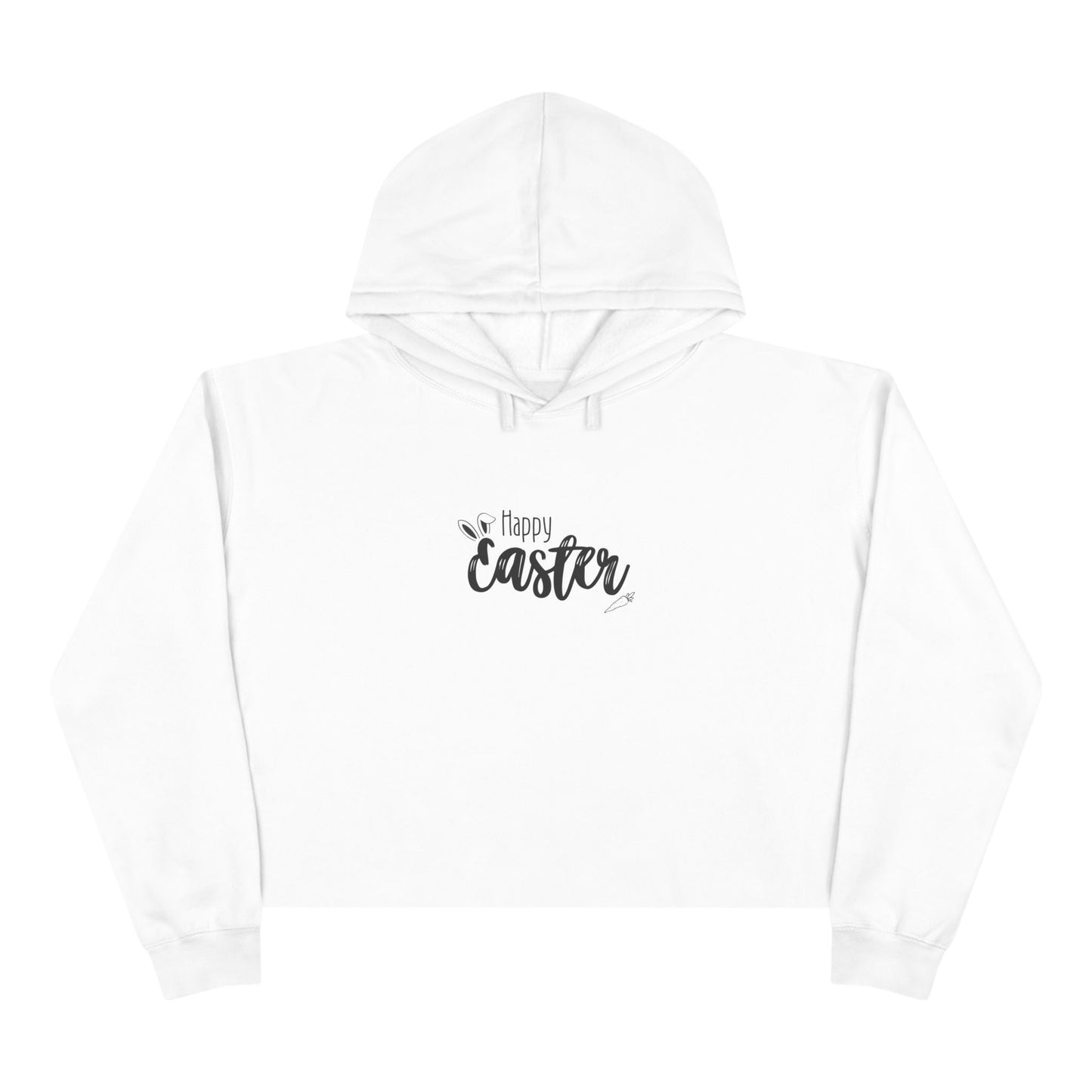 Happy Easter Crop Hoodie