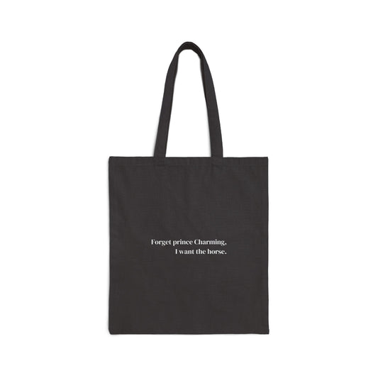 Forget prince Cotton Canvas Tote Bag